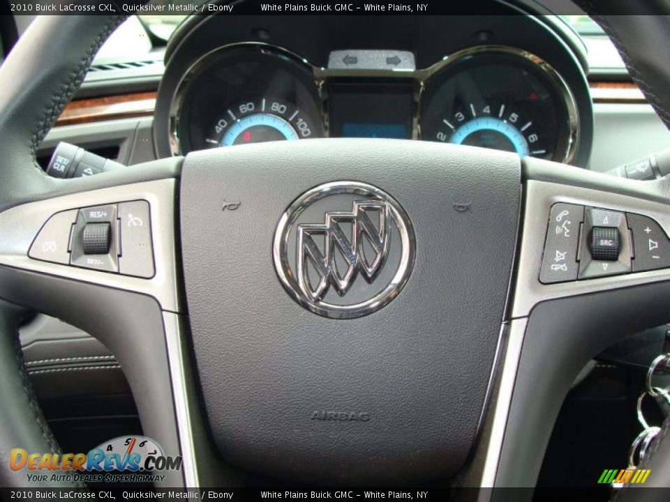 2010 Buick LaCrosse CXL Quicksilver Metallic / Ebony Photo #18