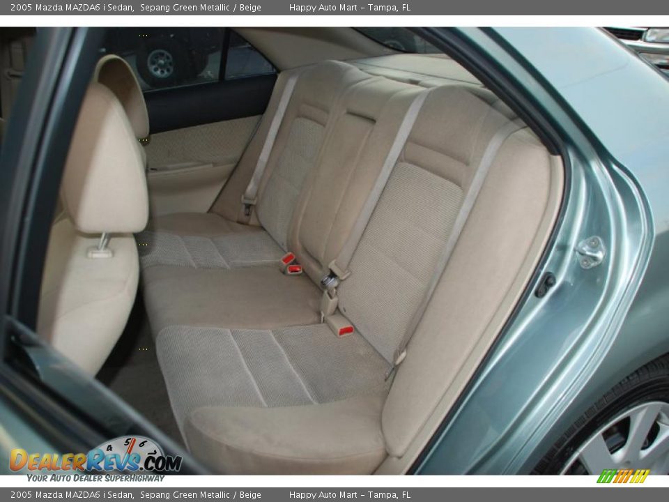 2005 Mazda MAZDA6 i Sedan Sepang Green Metallic / Beige Photo #24