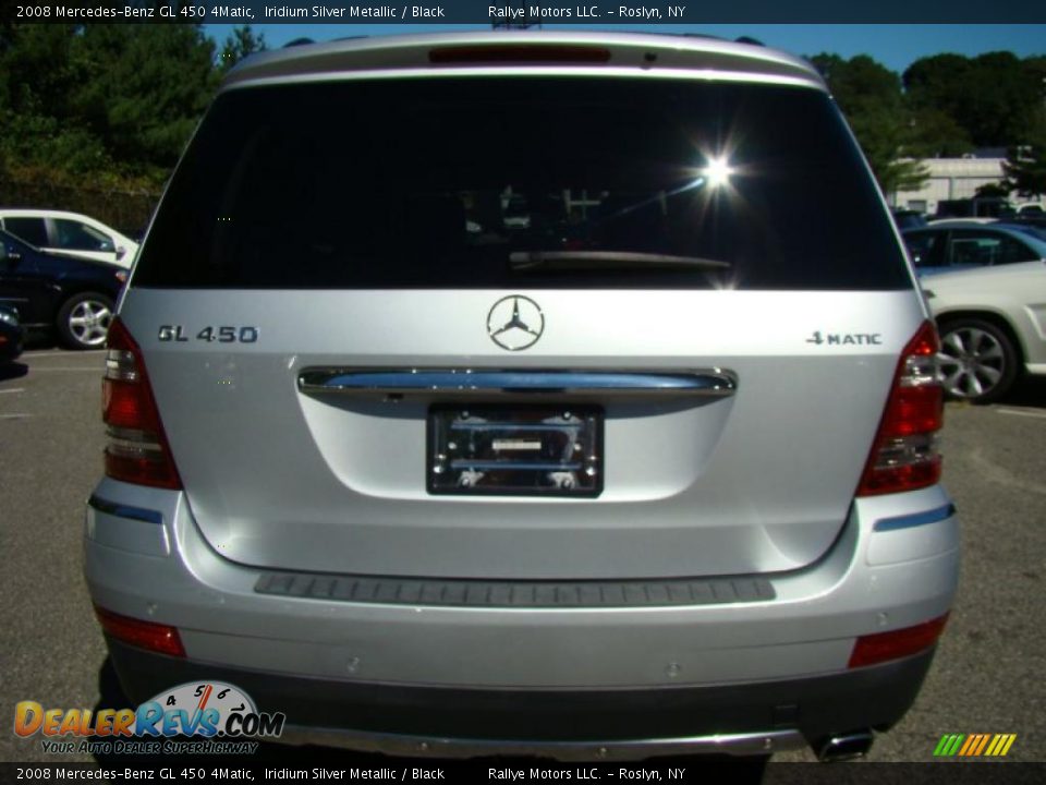 2008 Mercedes-Benz GL 450 4Matic Iridium Silver Metallic / Black Photo #4