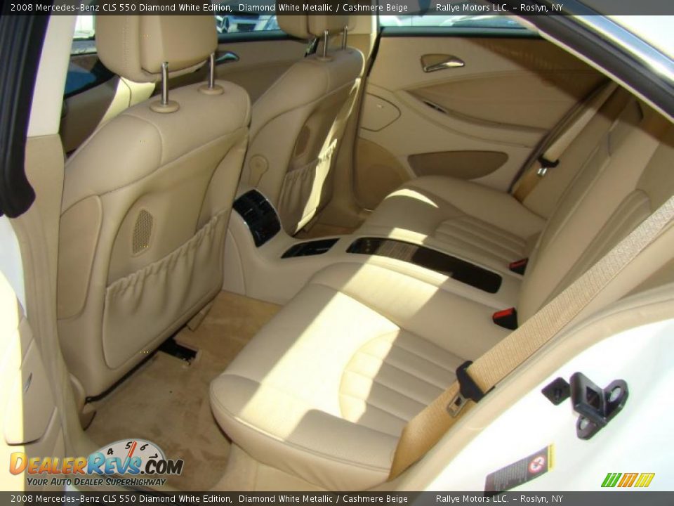 2008 Mercedes-Benz CLS 550 Diamond White Edition Diamond White Metallic / Cashmere Beige Photo #11