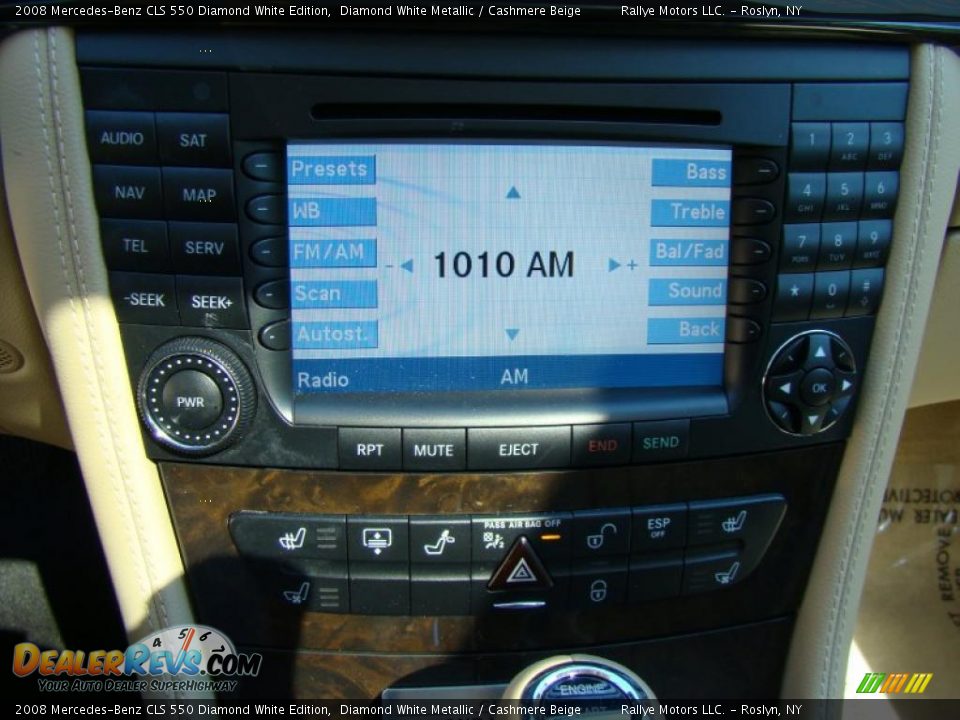 2008 Mercedes-Benz CLS 550 Diamond White Edition Diamond White Metallic / Cashmere Beige Photo #13