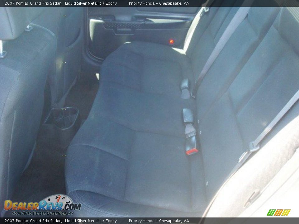 2007 Pontiac Grand Prix Sedan Liquid Silver Metallic / Ebony Photo #11