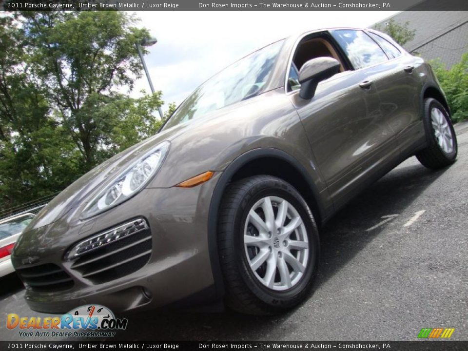 2011 Porsche Cayenne Umber Brown Metallic / Luxor Beige Photo #1