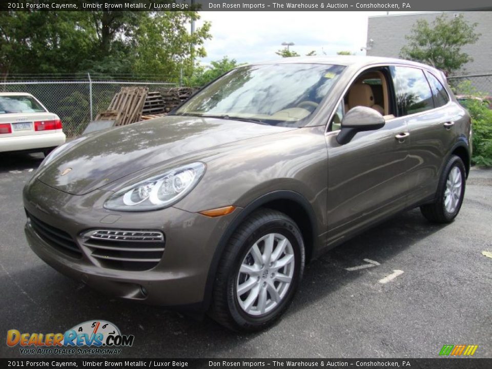 2011 Porsche Cayenne Umber Brown Metallic / Luxor Beige Photo #2