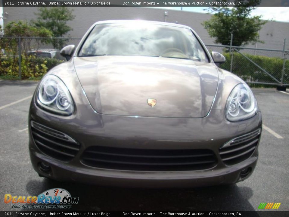 2011 Porsche Cayenne Umber Brown Metallic / Luxor Beige Photo #3