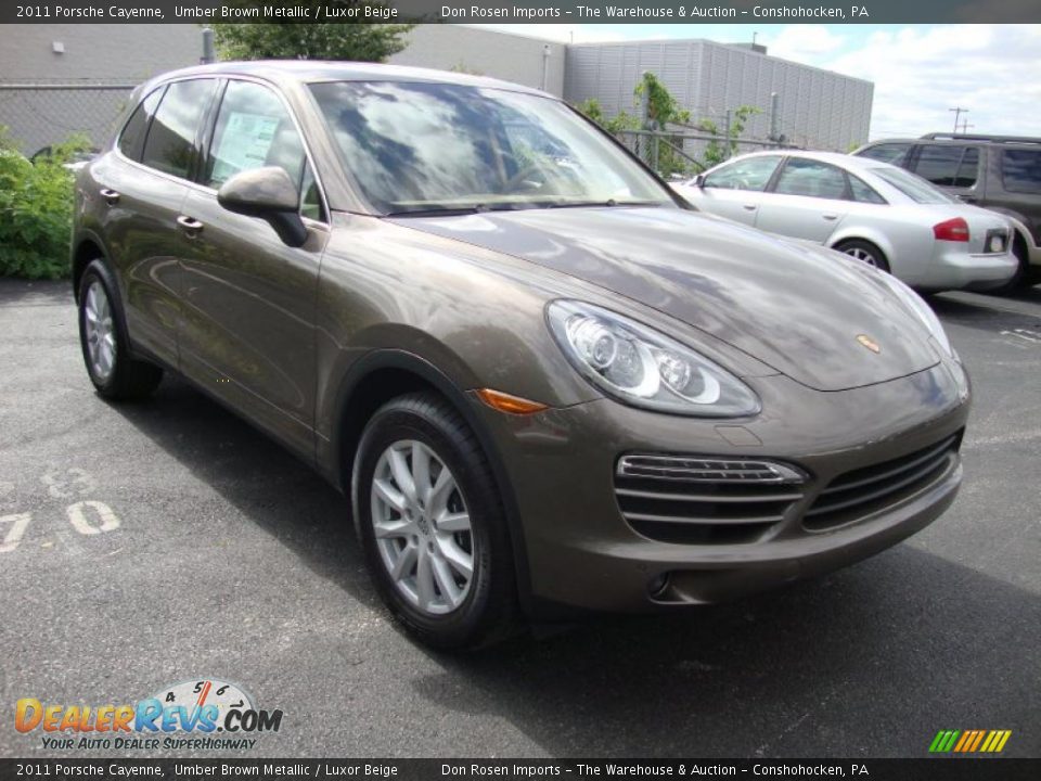 2011 Porsche Cayenne Umber Brown Metallic / Luxor Beige Photo #4