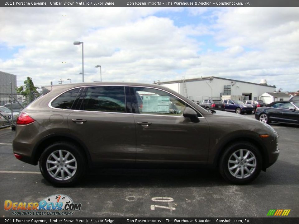 2011 Porsche Cayenne Umber Brown Metallic / Luxor Beige Photo #6