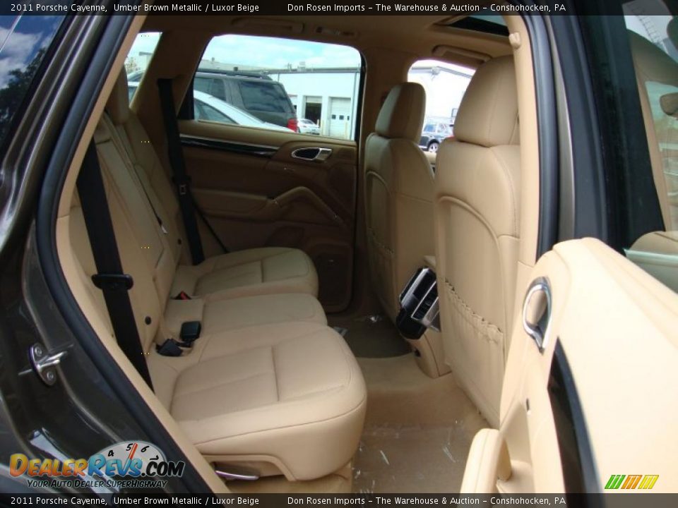 2011 Porsche Cayenne Umber Brown Metallic / Luxor Beige Photo #20