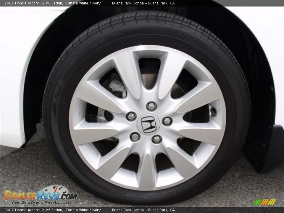 2007 Honda Accord LX V6 Sedan Taffeta White / Ivory Photo #9