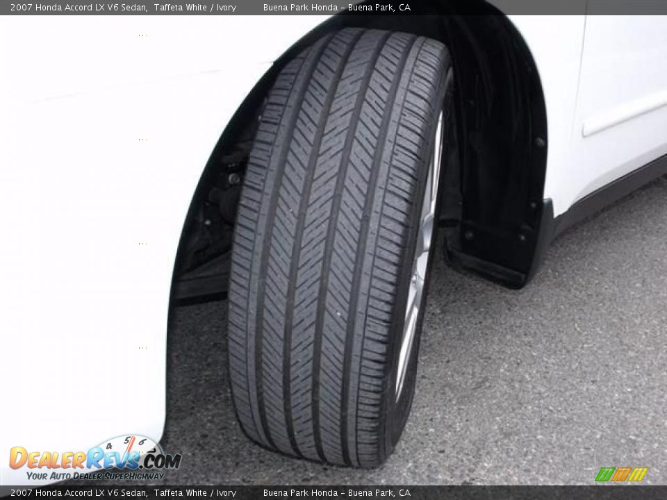 2007 Honda Accord LX V6 Sedan Taffeta White / Ivory Photo #10