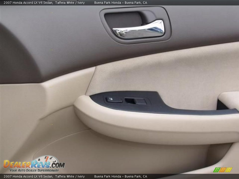 2007 Honda Accord LX V6 Sedan Taffeta White / Ivory Photo #14