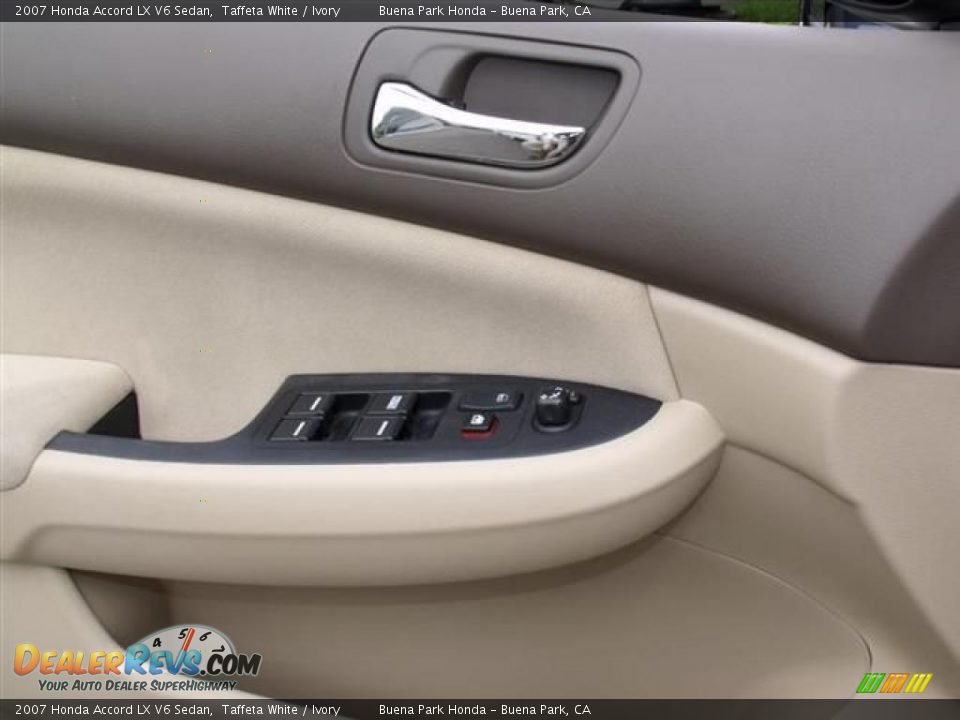 2007 Honda Accord LX V6 Sedan Taffeta White / Ivory Photo #19