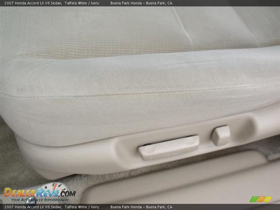 2007 Honda Accord LX V6 Sedan Taffeta White / Ivory Photo #20