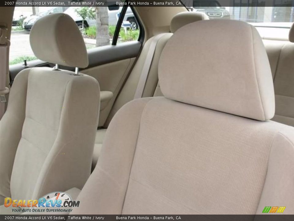 2007 Honda Accord LX V6 Sedan Taffeta White / Ivory Photo #21