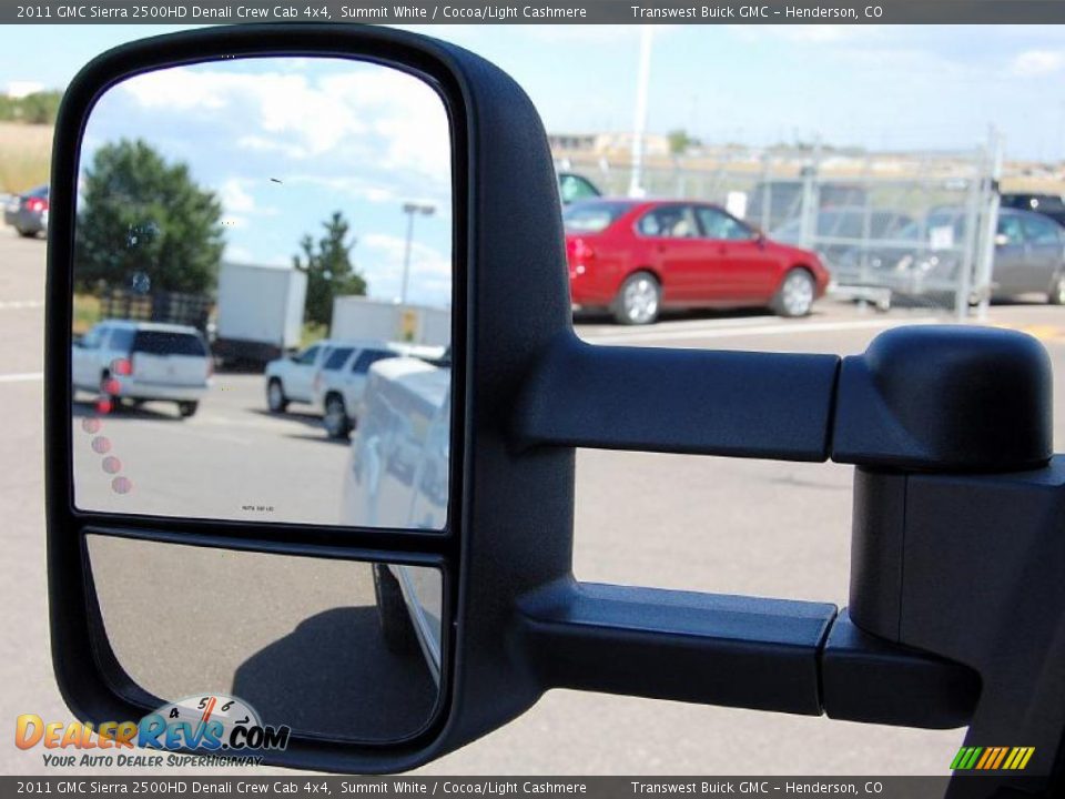 2011 GMC Sierra 2500HD Denali Crew Cab 4x4 Summit White / Cocoa/Light Cashmere Photo #12