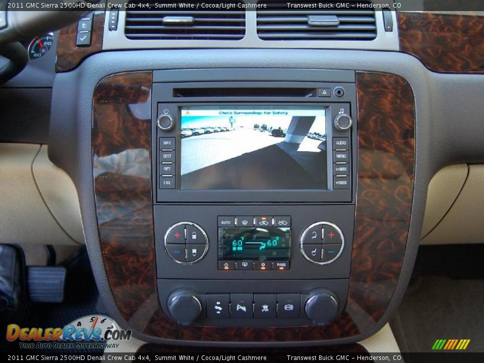 2011 GMC Sierra 2500HD Denali Crew Cab 4x4 Summit White / Cocoa/Light Cashmere Photo #17