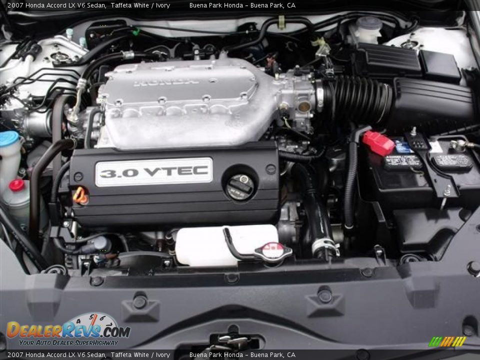 2007 Honda Accord LX V6 Sedan Taffeta White / Ivory Photo #31