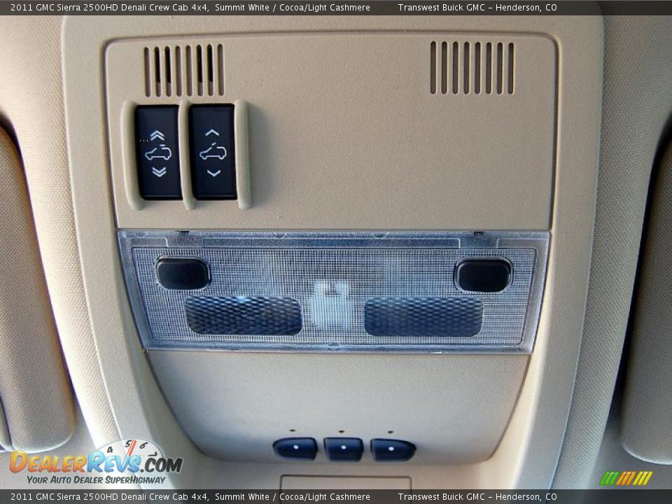 2011 GMC Sierra 2500HD Denali Crew Cab 4x4 Summit White / Cocoa/Light Cashmere Photo #25