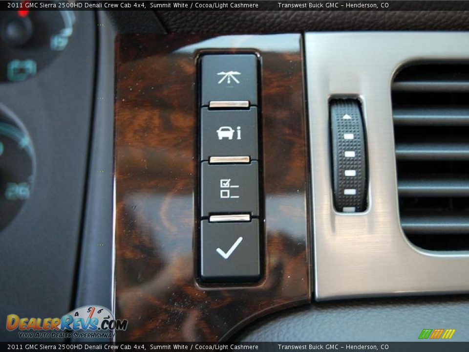 2011 GMC Sierra 2500HD Denali Crew Cab 4x4 Summit White / Cocoa/Light Cashmere Photo #27