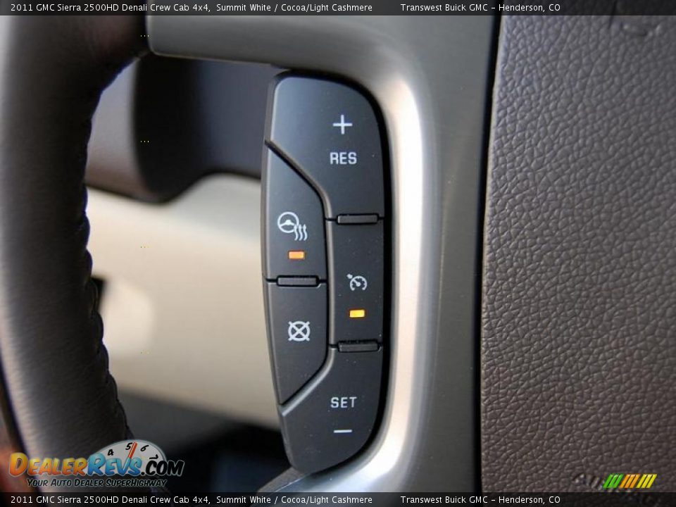 2011 GMC Sierra 2500HD Denali Crew Cab 4x4 Summit White / Cocoa/Light Cashmere Photo #28