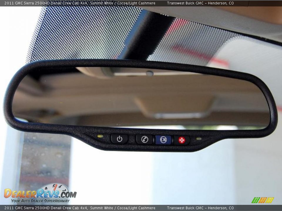 2011 GMC Sierra 2500HD Denali Crew Cab 4x4 Summit White / Cocoa/Light Cashmere Photo #32