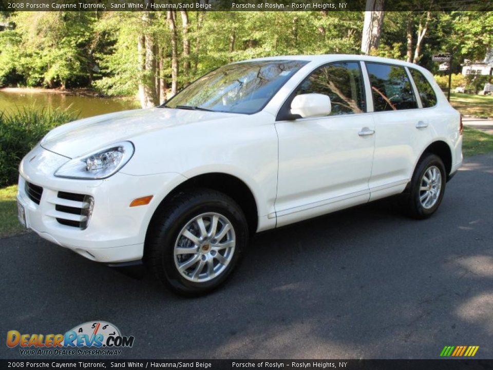 2008 Porsche Cayenne Tiptronic Sand White / Havanna/Sand Beige Photo #1