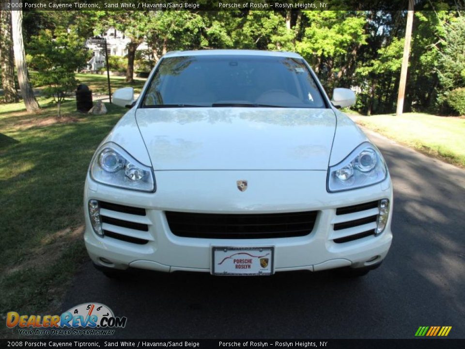 2008 Porsche Cayenne Tiptronic Sand White / Havanna/Sand Beige Photo #2