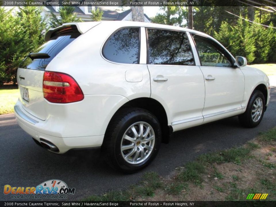 2008 Porsche Cayenne Tiptronic Sand White / Havanna/Sand Beige Photo #6