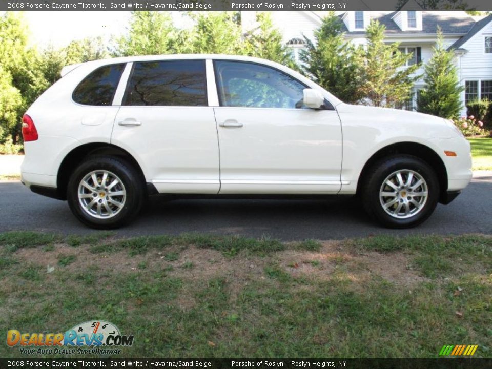 2008 Porsche Cayenne Tiptronic Sand White / Havanna/Sand Beige Photo #7