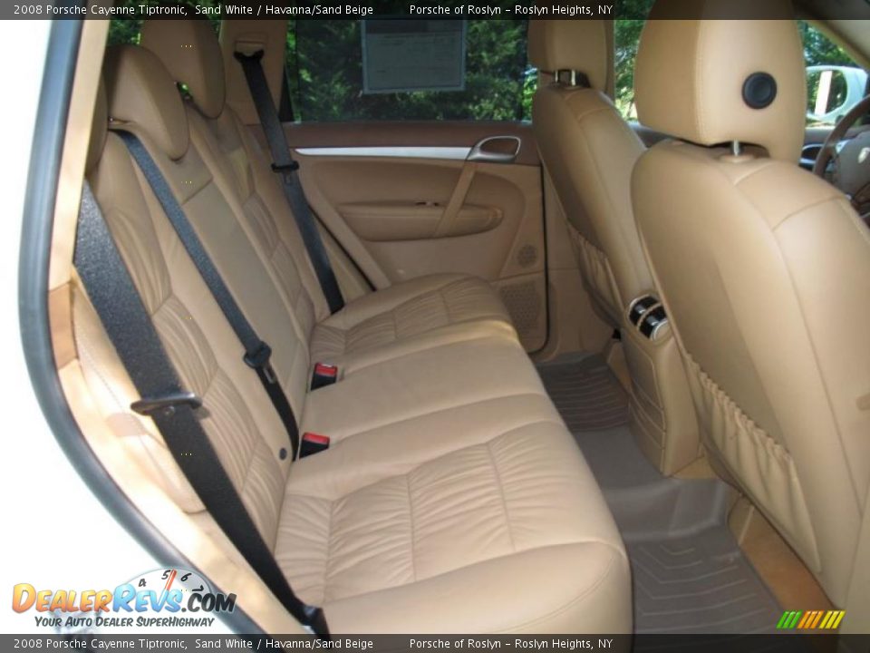 2008 Porsche Cayenne Tiptronic Sand White / Havanna/Sand Beige Photo #15