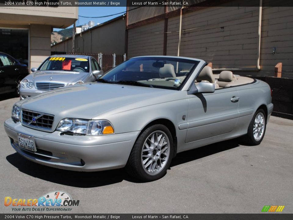 2004 Volvo C70 High Pressure Turbo Moondust Metallic / Beige Photo #3