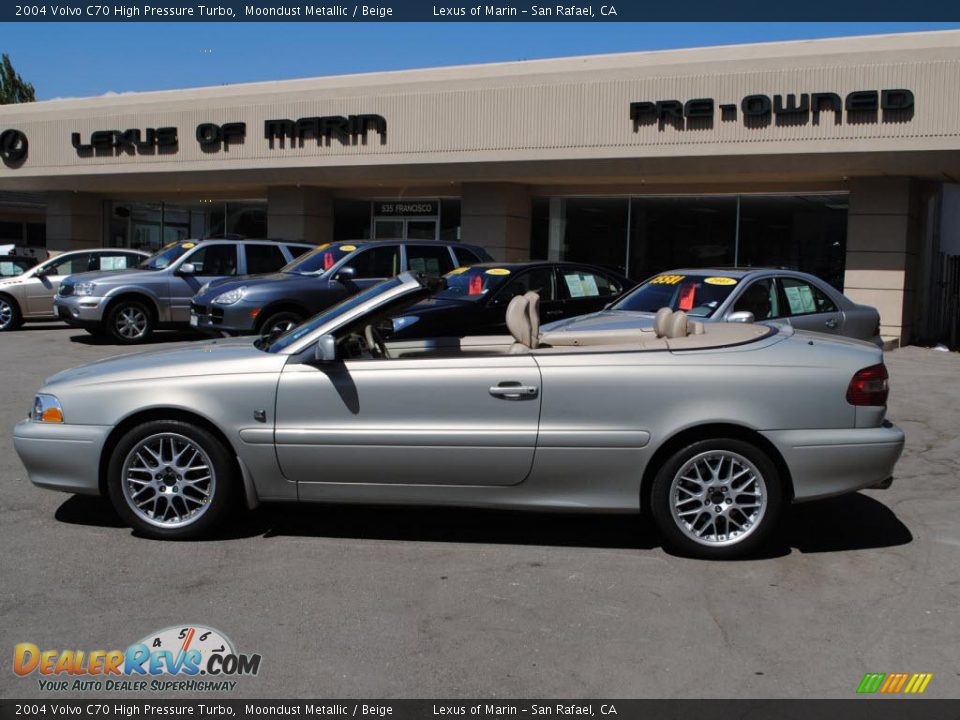 2004 Volvo C70 High Pressure Turbo Moondust Metallic / Beige Photo #4