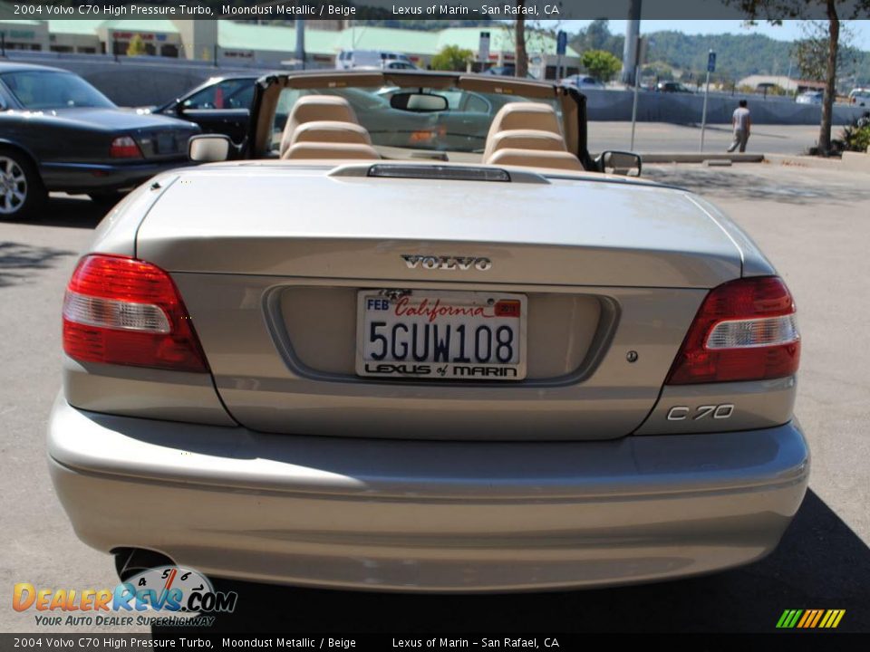 2004 Volvo C70 High Pressure Turbo Moondust Metallic / Beige Photo #6