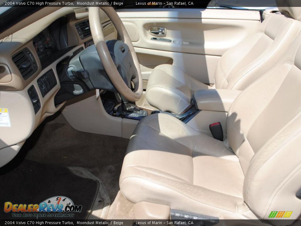 2004 Volvo C70 High Pressure Turbo Moondust Metallic / Beige Photo #12