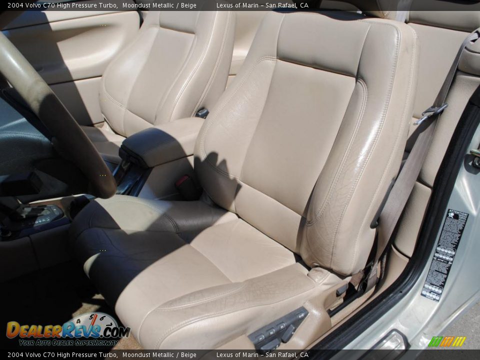 2004 Volvo C70 High Pressure Turbo Moondust Metallic / Beige Photo #16