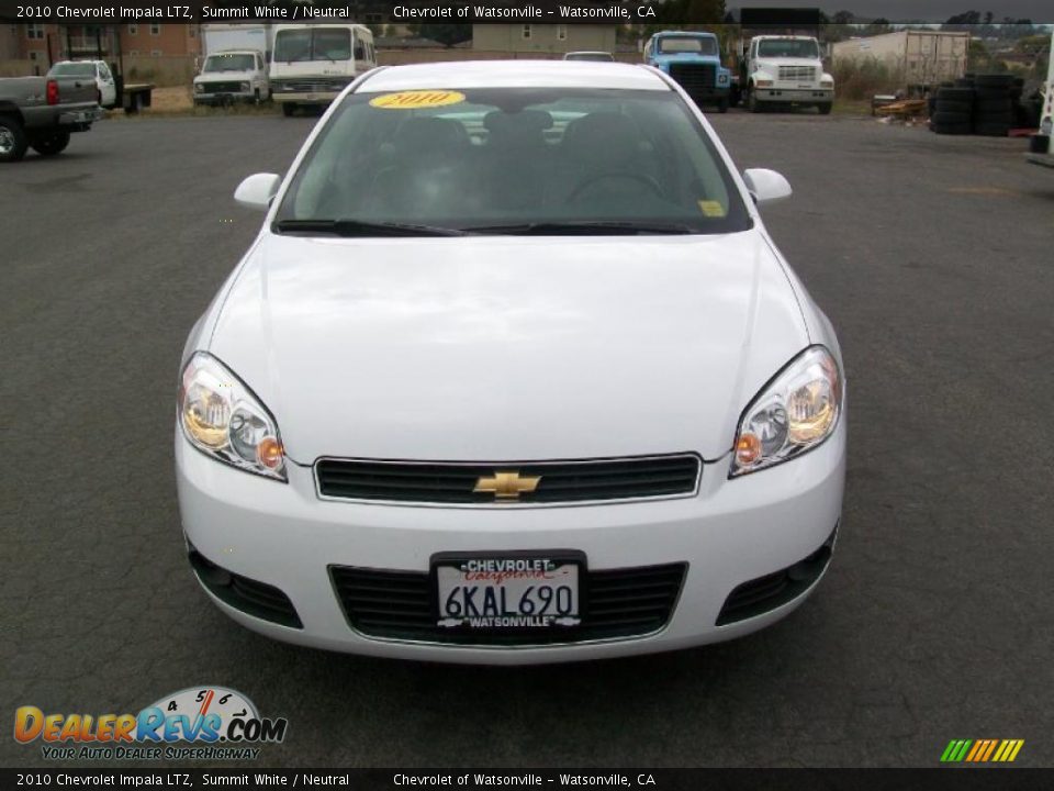 2010 Chevrolet Impala LTZ Summit White / Neutral Photo #1