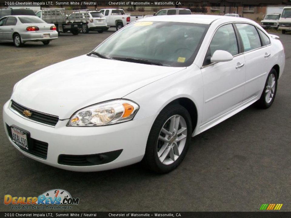 2010 Chevrolet Impala LTZ Summit White / Neutral Photo #2