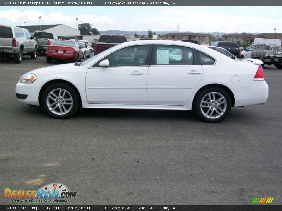 2010 Chevrolet Impala LTZ Summit White / Neutral Photo #3