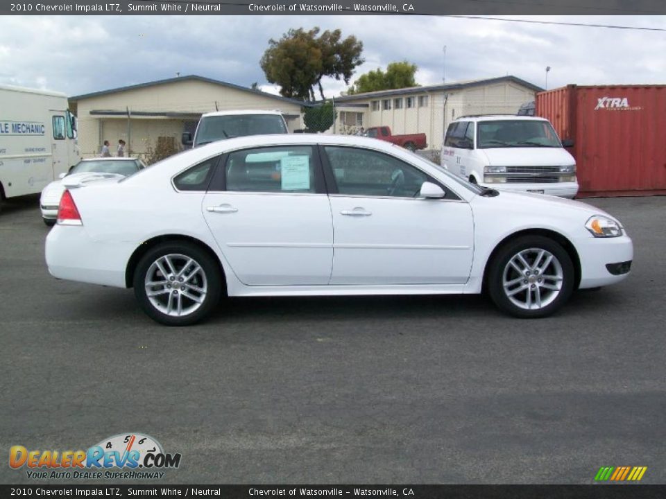 2010 Chevrolet Impala LTZ Summit White / Neutral Photo #8