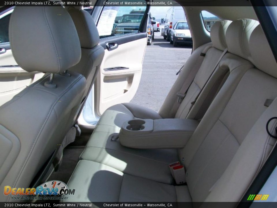 2010 Chevrolet Impala LTZ Summit White / Neutral Photo #25