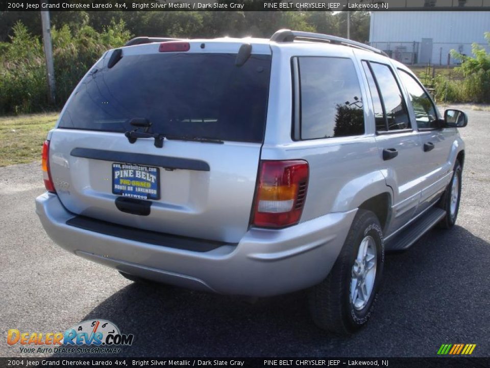 2004 Jeep Grand Cherokee Laredo 4x4 Bright Silver Metallic / Dark Slate Gray Photo #4