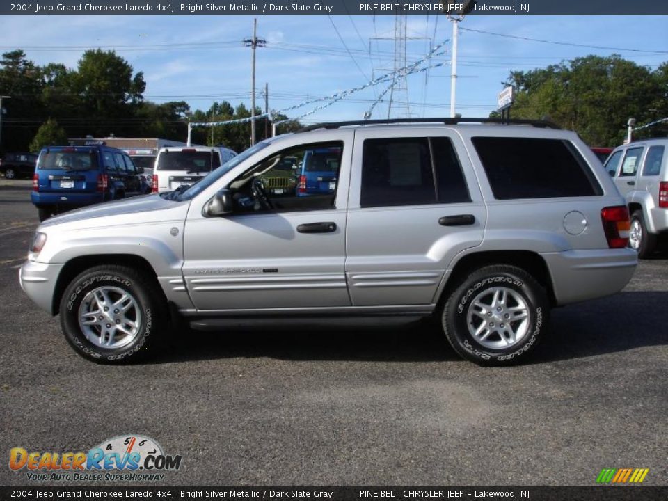 2004 Jeep Grand Cherokee Laredo 4x4 Bright Silver Metallic / Dark Slate Gray Photo #9