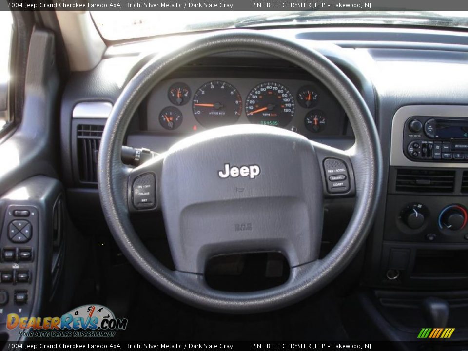 2004 Jeep Grand Cherokee Laredo 4x4 Bright Silver Metallic / Dark Slate Gray Photo #13