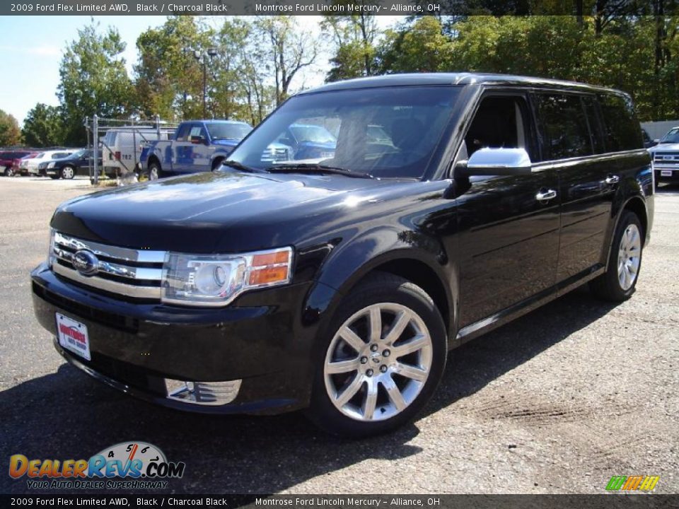 2009 Ford Flex Limited AWD Black / Charcoal Black Photo #1