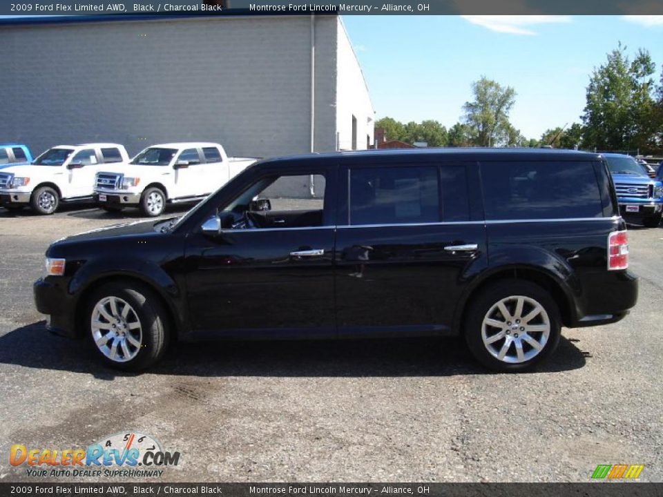 2009 Ford Flex Limited AWD Black / Charcoal Black Photo #2