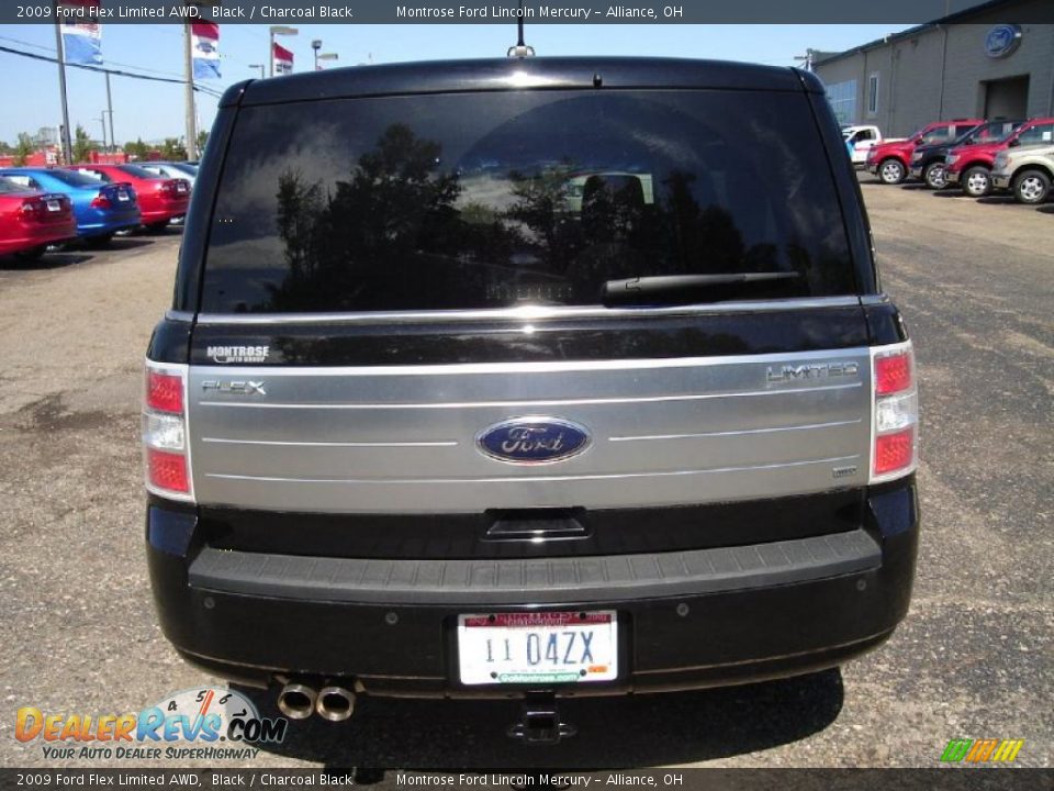 2009 Ford Flex Limited AWD Black / Charcoal Black Photo #4