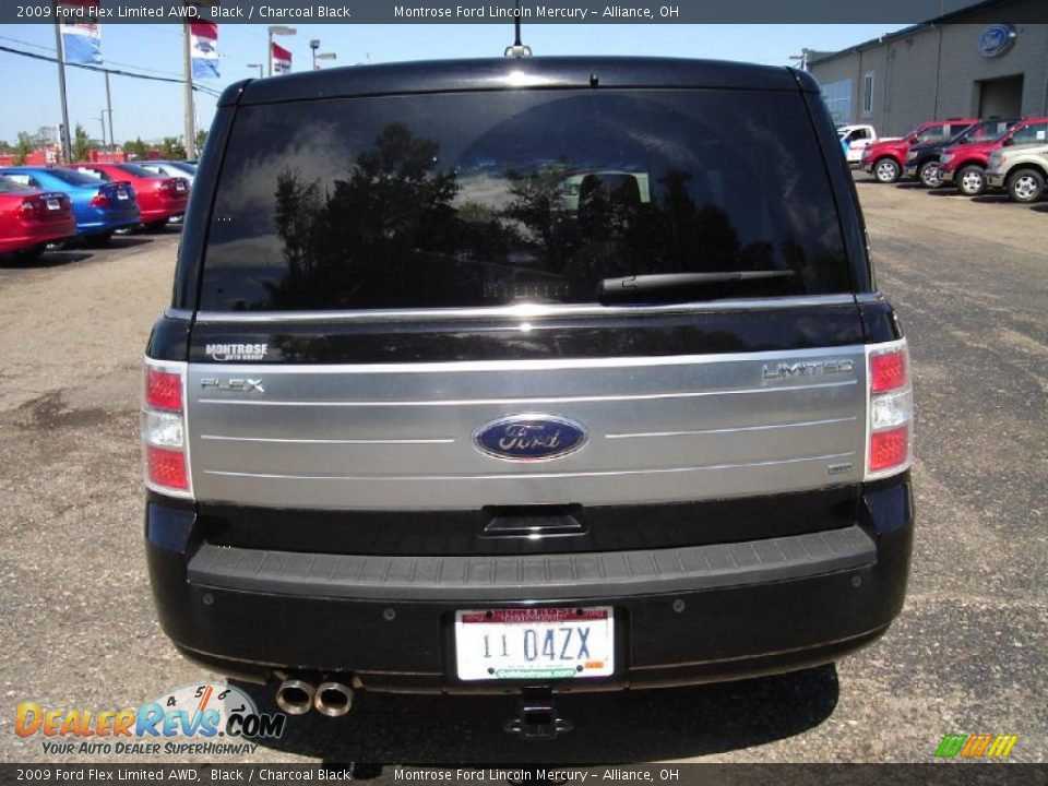 2009 Ford Flex Limited AWD Black / Charcoal Black Photo #4