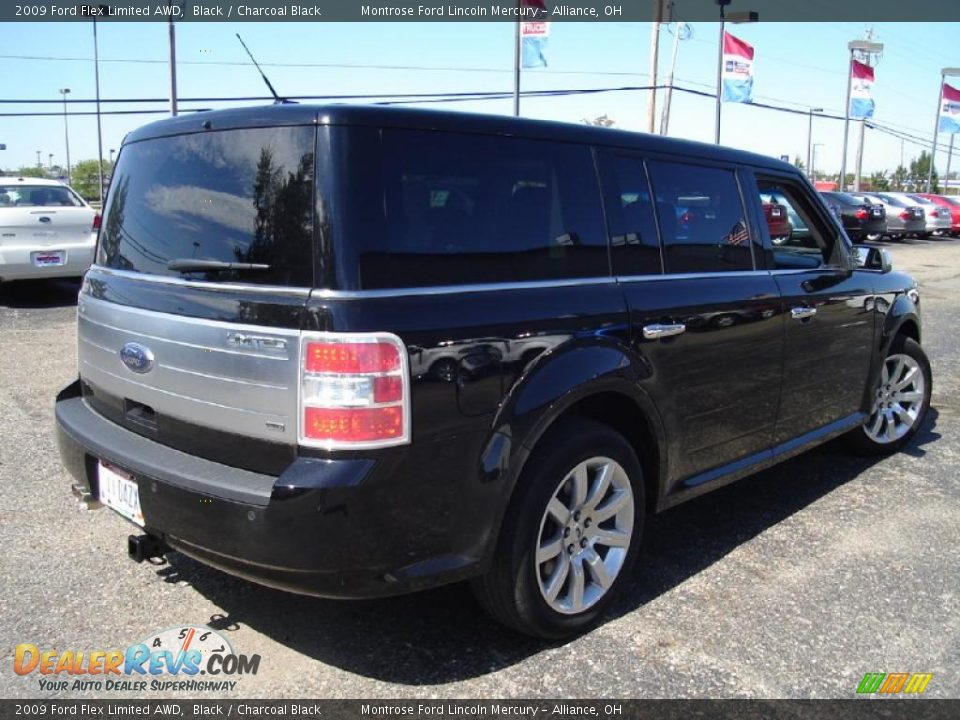 2009 Ford Flex Limited AWD Black / Charcoal Black Photo #5