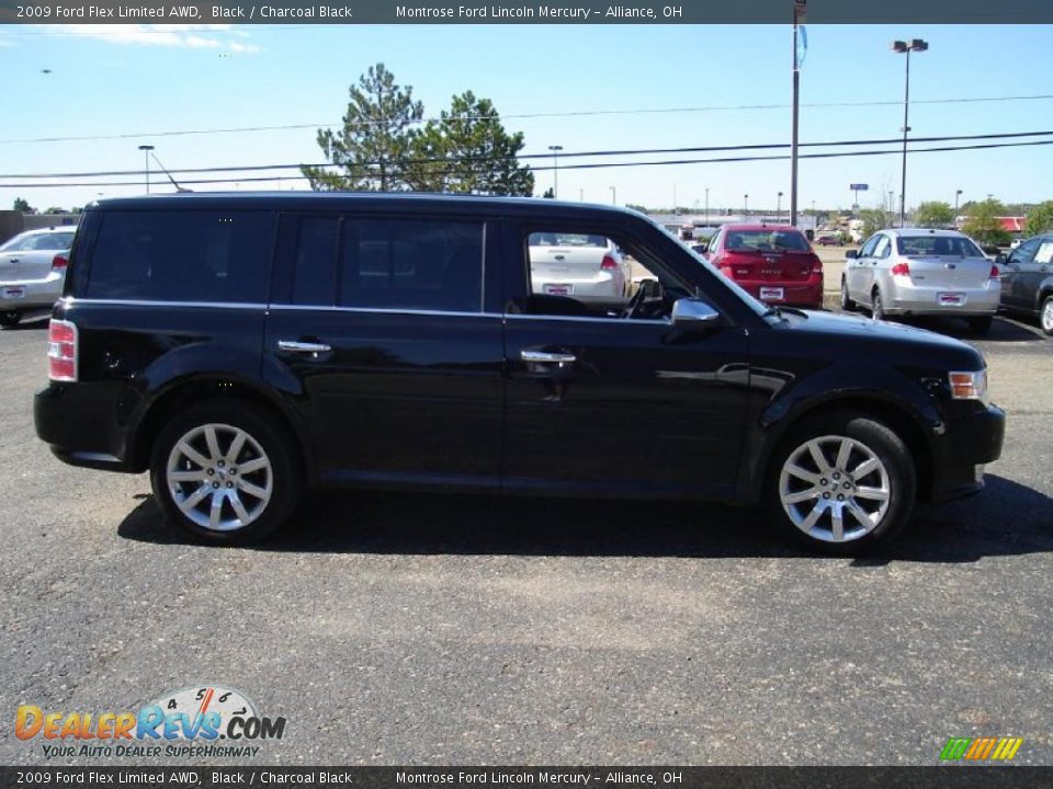 2009 Ford Flex Limited AWD Black / Charcoal Black Photo #6