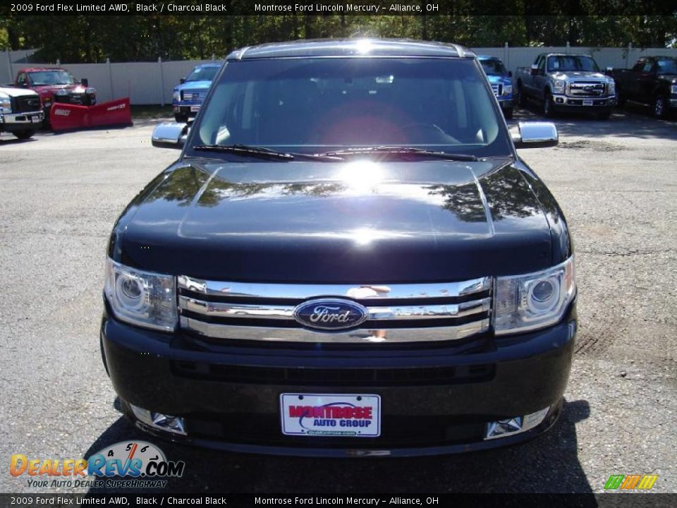 2009 Ford Flex Limited AWD Black / Charcoal Black Photo #8